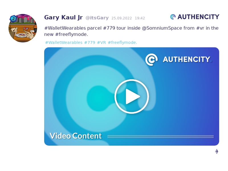 Authencity publication by Gary Kaul Jr (@itsGary)