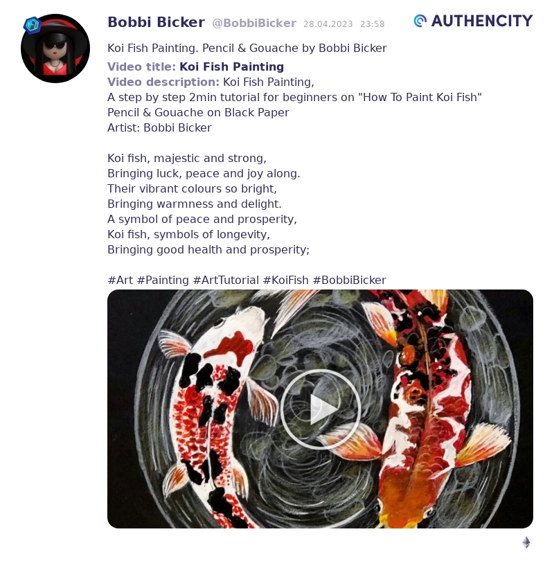 Authencity publication by Bobbi Bicker (@BobbiBicker)