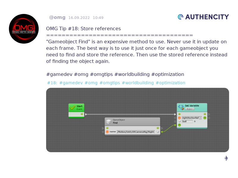 Authencity publication by   (@omg)